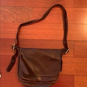 Brown Leather Coach Purse